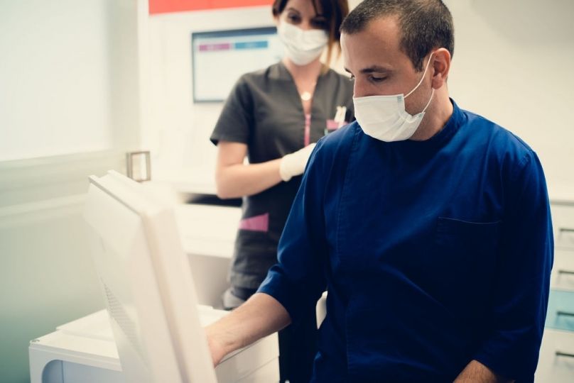 Cabinet d'Orthodontie à Besançon : prise d'empreinte 3D